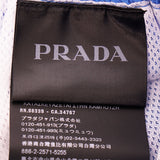 46 NEW $725 PRADA Men Blue Nylon LINE-A LOGO Swim Shorts TRUNKS & TRAVEL POUCH