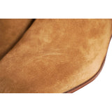 37 NEW $895 SAINT LAURENT Camel Brown Suede Leather West Jodhpur 40 Ankle BOOTS