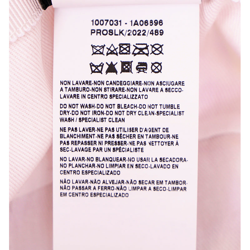 SZ 57/58/59 NEW $475 VERSACE Pink YELLOW ALLOVER LOGO Signature Print Unisex BUCKET HAT