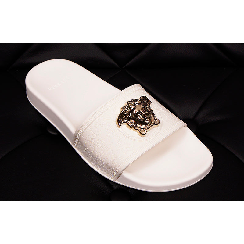 Versace★素敵！Women's WhiteGold Medusa Palazzo Sandals s-l400.jpg