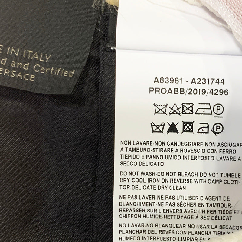 NEW $795 VERSACE RUNWAY Realistic Leopard Print FAUX FUR STOLE 54" x 9" SCARF