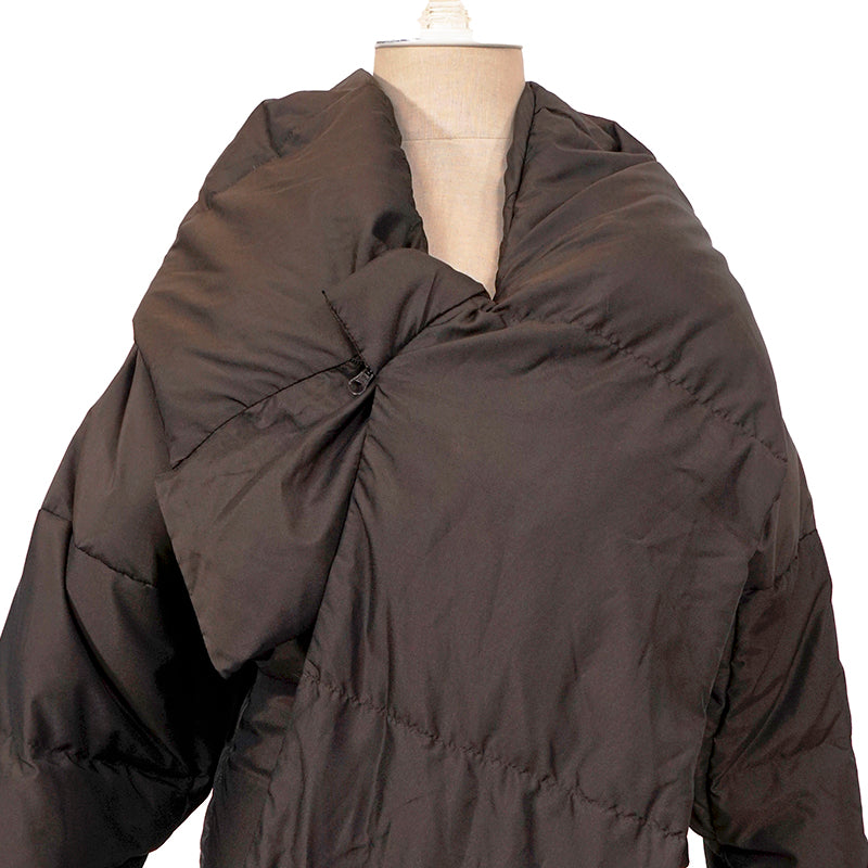 sz 38 NEW VINTAGE VIVIENNE WESTWOOD ANGLOMANIA Brown Puffer Avant-garde JACKET