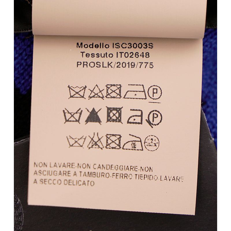 NEW $495 VERSACE Black Blue LA GRECA GREEK KEY MEDUSA LOGO Knit Wool Long SCARF