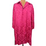 3XL (53) NEW $1,250 VERSACE RUNWAY Men's Pink MEDUSA LOGO JACQUARD Baroque SHIRT