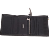 NEW $495 SAINT LAURENT Men's CAMO Nylon Tri-Fold BUFFALO WALLET w/ CHAIN STRAP