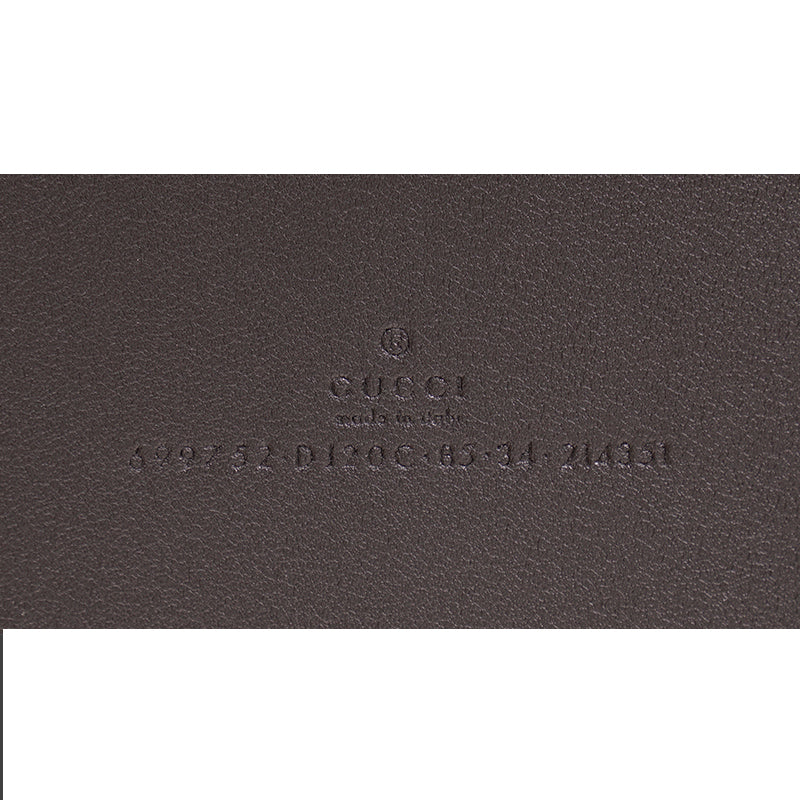 85/34 NEW $695 GUCCI Woman Black Leather GOLD GG MARMONT LOGO Wide Waist BELT