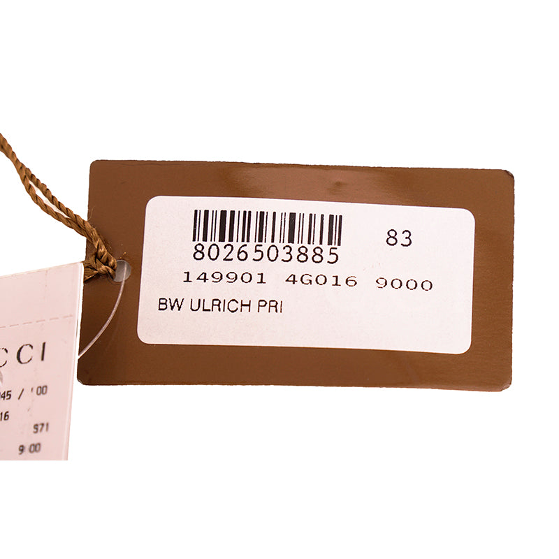 NEW $250 GUCCI VINTAGE Men's Cream PRINCE ULRICH Adjustable FORMAL BOW TIE NWT