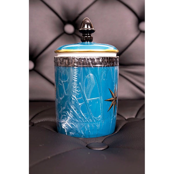 NEW $330 GUCCI Teal BUTTERFLY ANIMALIUM Richard Ginori 1735 Fumus JAR CANDLE NIB