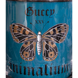 NEW $330 GUCCI Teal BUTTERFLY ANIMALIUM Richard Ginori 1735 Fumus JAR CANDLE NIB