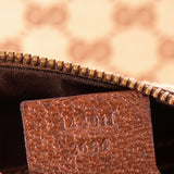 2005 VINTAGE GUCCI Brown GG Canvas Leather Pelham PRINT AD RUNWAY Messenger BAG