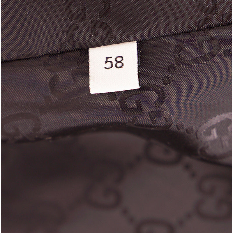 sz 58 NEW $3,400 GUCCI Men's Black Nylon KNIGHT LOGO Down Filled PUFFER JACKET