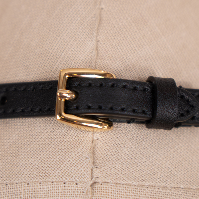NEW $570 GUCCI Black Braided Leather Gold Tone Brass LOGO CHOKER NECKLACE 15"