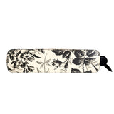 NEW $410 GUCCI Black & Ivory Herbarium FLORA FLORAL Pencil CASE TRAVEL POUCH NIB