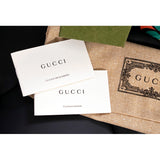 NEW $410 GUCCI Aqua Pink Black Demetra MOD GG Cascade Pencil CASE TRAVEL POUCH