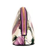 NEW $410 GUCCI Purple Thistle Herbarium FLORA FLORAL Pencil CASE TRAVEL POUCH