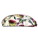 NEW $410 GUCCI Purple Thistle Herbarium FLORA FLORAL Pencil CASE TRAVEL POUCH