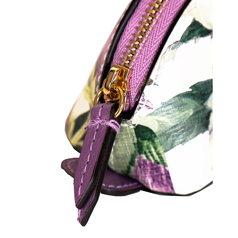 NEW $410 GUCCI Purple Thistle Herbarium FLORA FLORAL Pencil CASE TRAVEL POUCH