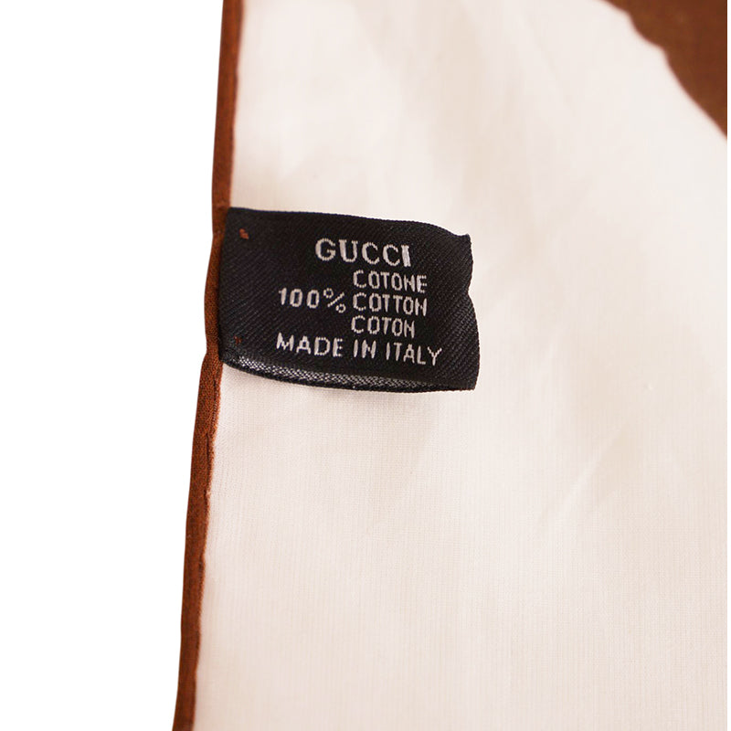 NEW $595 GUCCI Cotton FLORA FLORAL PRINT Handkerchief SET 3 POCKET SQUARE SCARF!