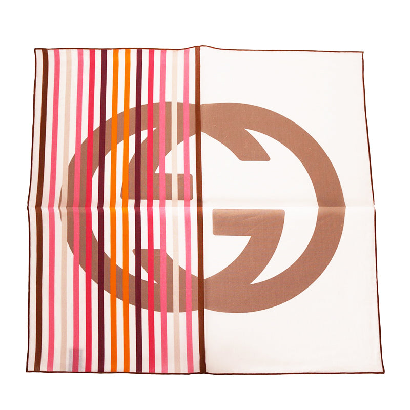 NEW $595 GUCCI Cotton FLORA FLORAL PRINT Handkerchief SET 3 POCKET SQUARE SCARF!