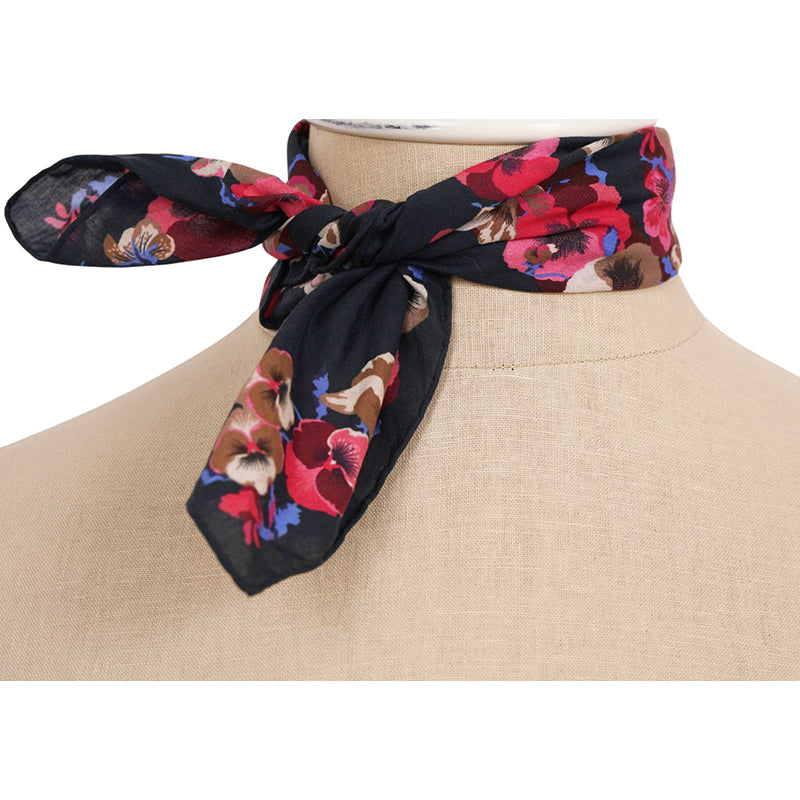 NEW $595 GUCCI Cotton FLORA FLORAL PRINT Handkerchief SET 3 POCKET SQUARE SCARF