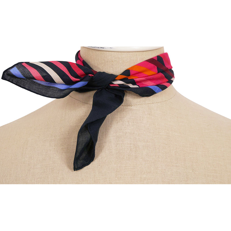 NEW $595 GUCCI Cotton FLORA FLORAL PRINT Handkerchief SET 3 POCKET SQUARE SCARF