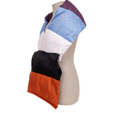 NEW $1,190 GUCCI Lucy Color Block NYLON GG LOGO Cashmere-Filled SPORTY SCARF