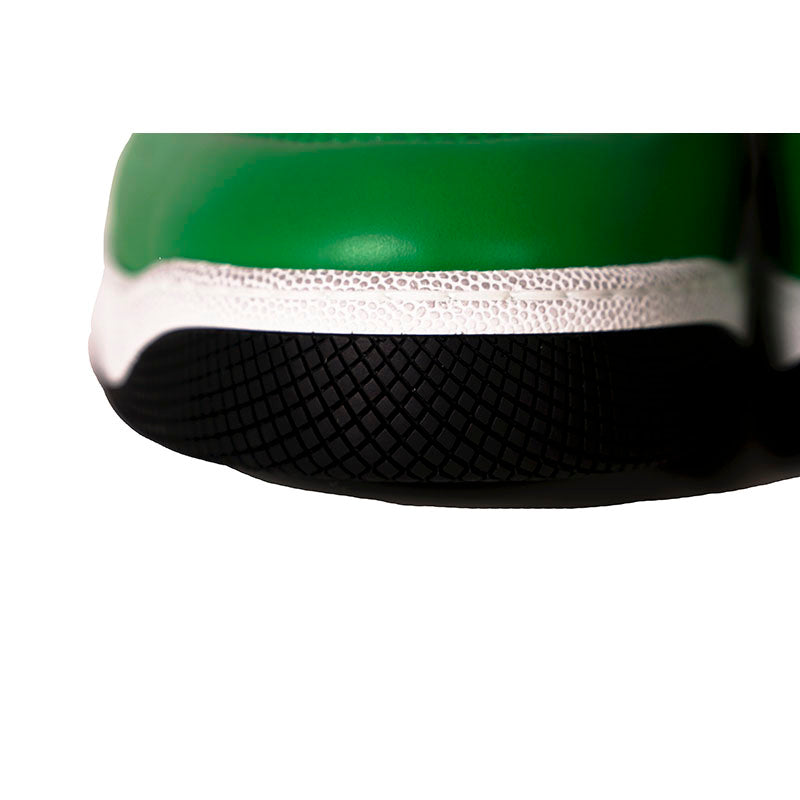 12 NEW $950 GUCCI Mens White Green GG Demetra Basket Distressed Low-Top SNEAKERS