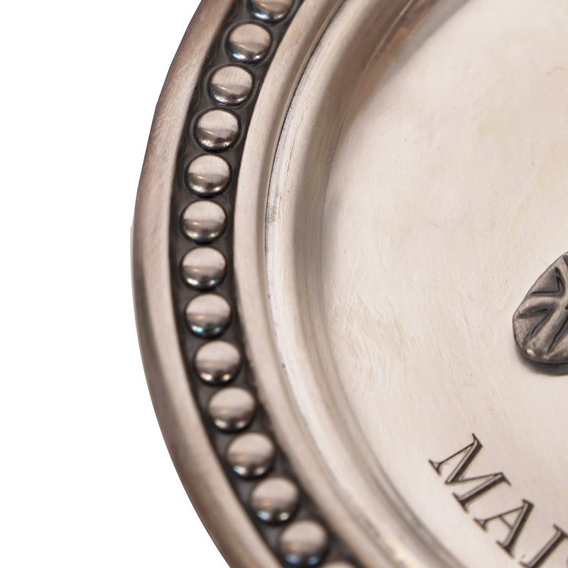 NEW $360 GUCCI Silver Tone Brass LOGO BEE Metal Incense Burner TRINKET PLATE