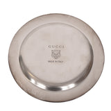 NEW $360 GUCCI Silver Tone Brass LOGO BEE Metal Incense Burner TRINKET PLATE