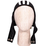 sz S NEW $450 GUCCI x ADIDAS Black Knit LOGO Swimming Hood Style Balaclava HAT