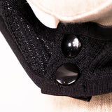 sz S NEW $450 GUCCI x ADIDAS Black Knit LOGO Swimming Hood Style Balaclava HAT