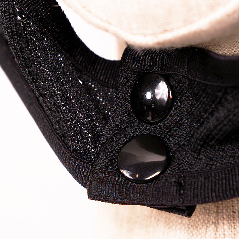 sz S NEW $450 GUCCI x ADIDAS Black Knit LOGO Swimming Hood Style Balaclava HAT