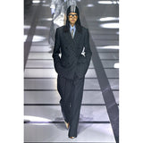 sz S NEW $450 GUCCI x ADIDAS Black Knit LOGO Swimming Hood Style Balaclava HAT
