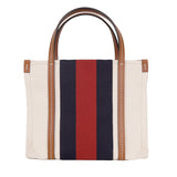 NEW $1800 GUCCI Ivory Canvas GG LEATHER Interlocking LOGO 2 WAY TOTE BAG 727735