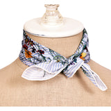 NEW $595 GUCCI Cotton FLORA FLORAL PRINT Handkerchief SET 3 POCKET SQUARE SCARF