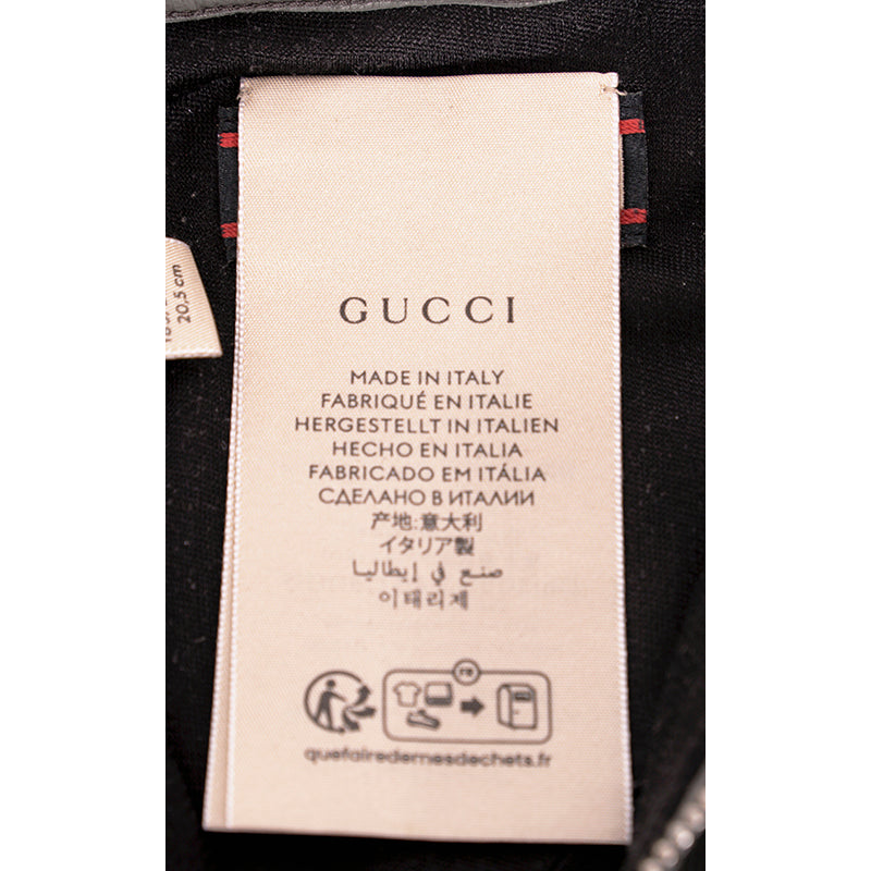 sz S NEW $875 GUCCI Men&#039;s Gray Nappa Leather GG LOGO ZIPPER CENTER Lined GLOVES