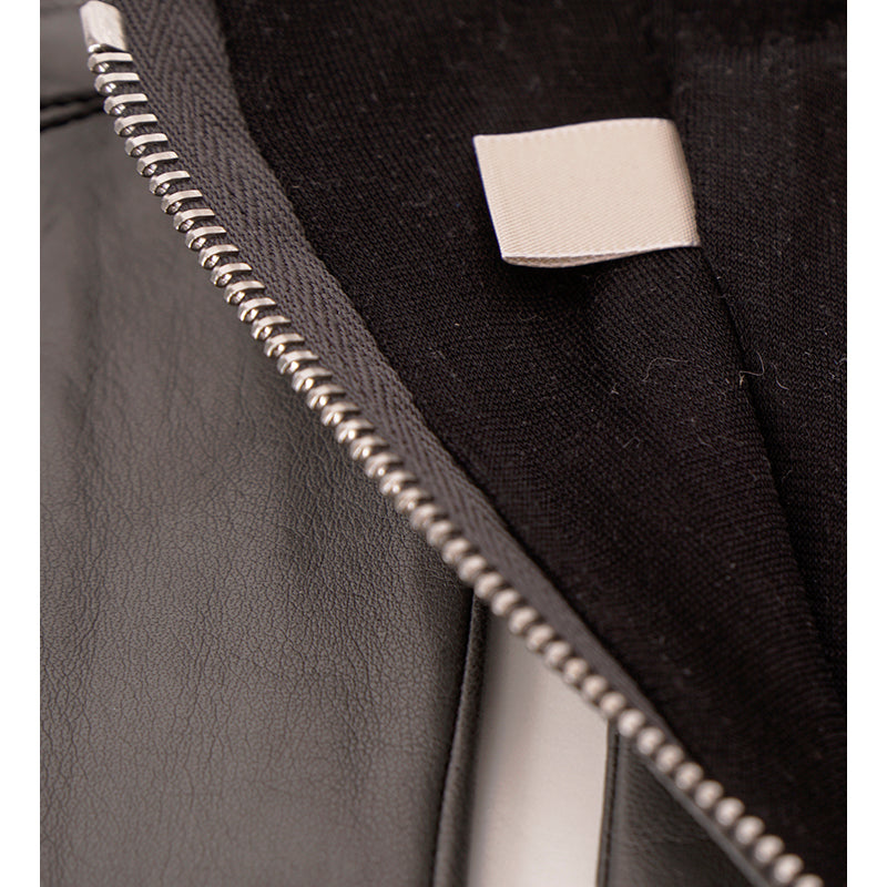 sz S NEW $875 GUCCI Men&#039;s Gray Nappa Leather GG LOGO ZIPPER CENTER Lined GLOVES