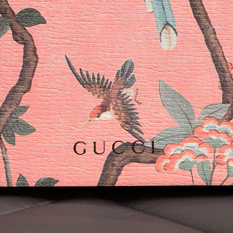 NEW $495 GUCCI Pink, Blue &amp; White FLORAL BIRD TIAN Small 3 pc NOTEBOOK SET NWT