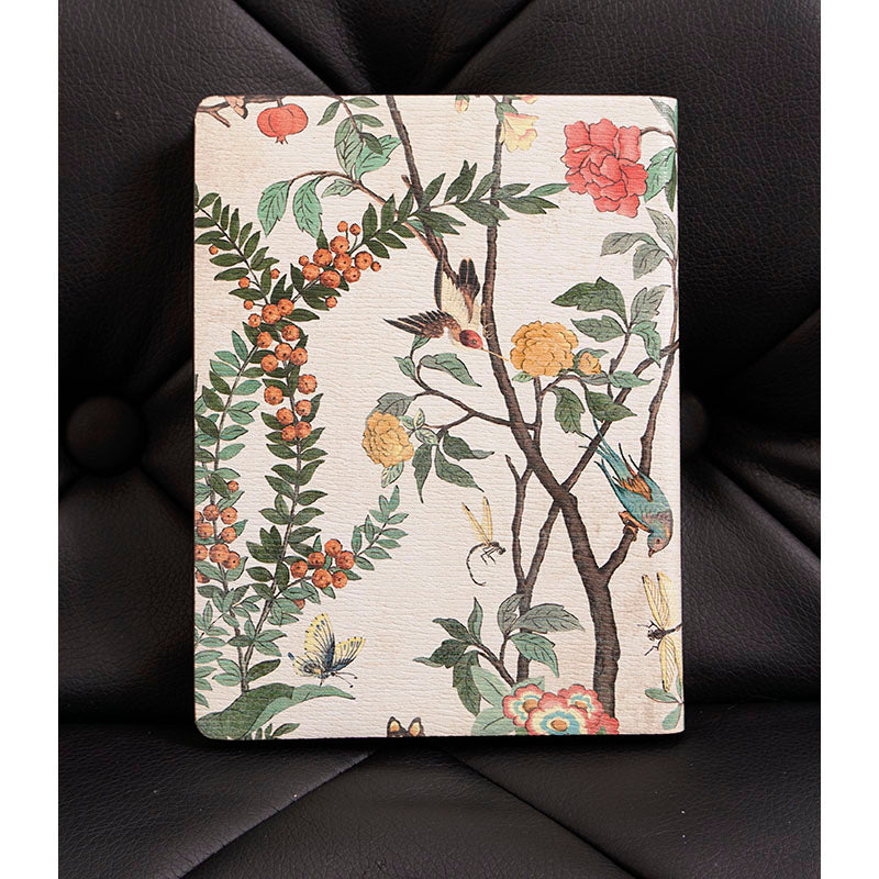 NEW $495 GUCCI Pink, Blue &amp; White FLORAL BIRD TIAN Small 3 pc NOTEBOOK SET NWT