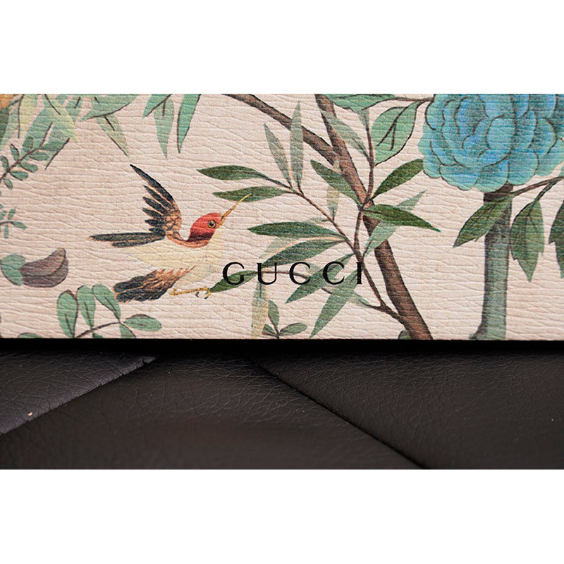 NEW $495 GUCCI Pink, Blue &amp; White FLORAL BIRD TIAN Small 3 pc NOTEBOOK SET NWT
