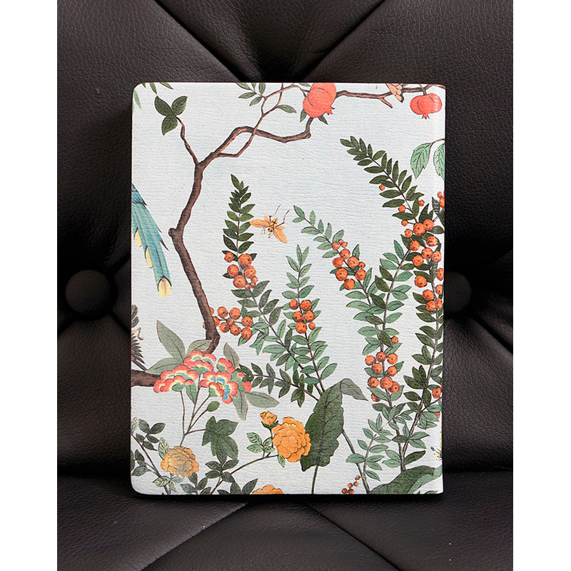NEW $495 GUCCI Pink, Blue &amp; White FLORAL BIRD TIAN Small 3 pc NOTEBOOK SET NWT