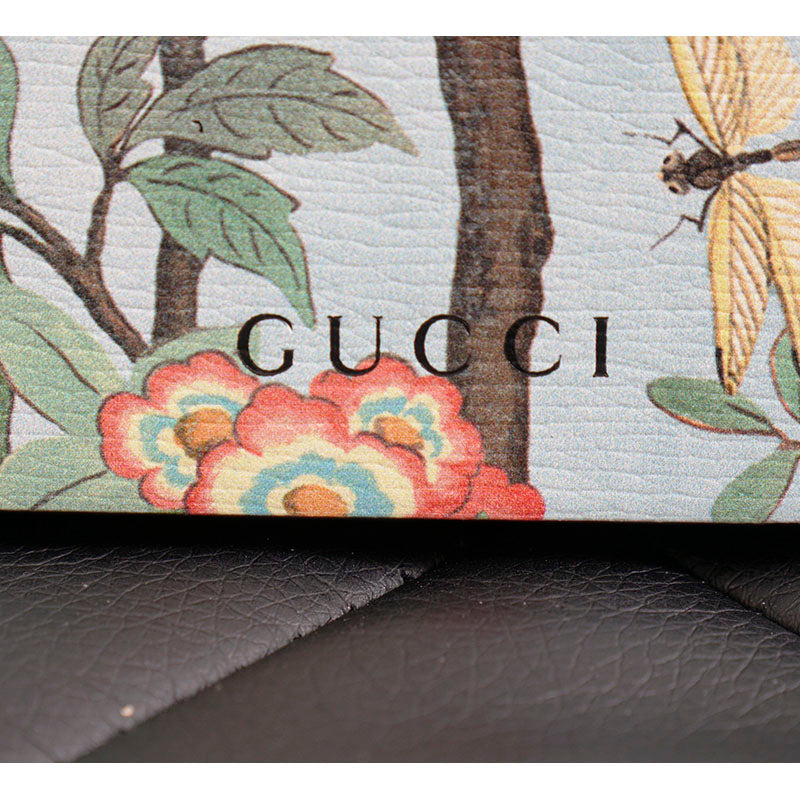 NEW $495 GUCCI Pink, Blue &amp; White FLORAL BIRD TIAN Small 3 pc NOTEBOOK SET NWT