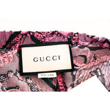 42 NEW $1700 GUCCI RUNWAY Black & Pink ROMAIN WALLPAPER PRINT Pleated Hem PANTS