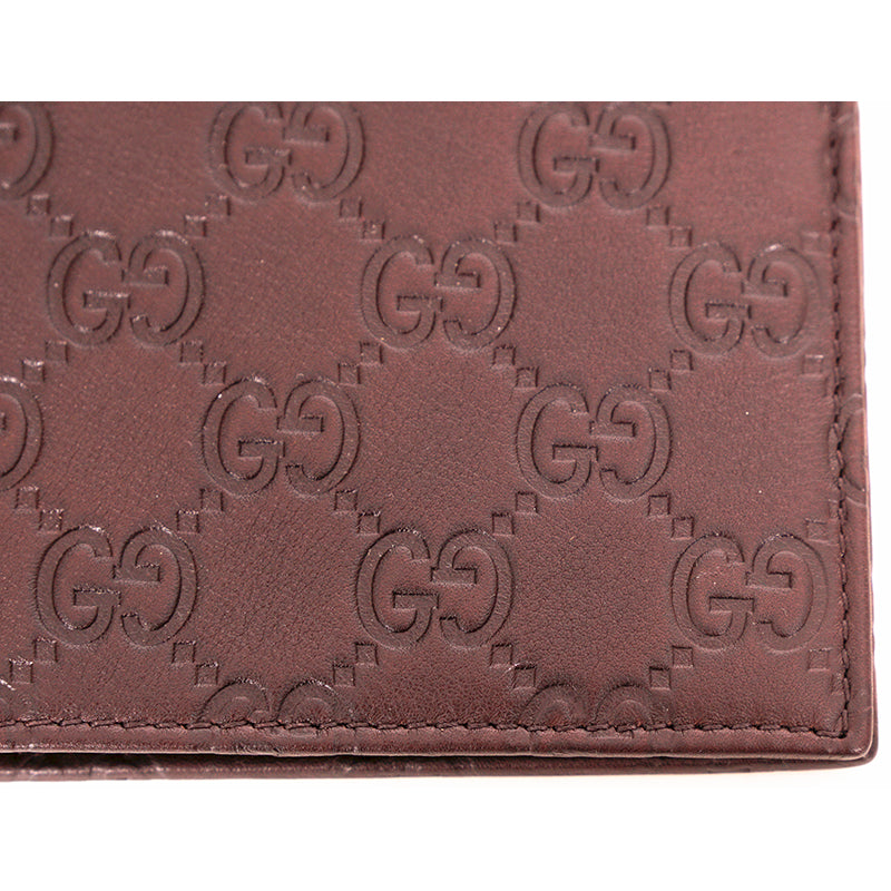 NEW $495 GUCCI Brown Leather GG Guccissima Small NOTEBOOK COVER & Note book NIB