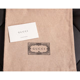 NEW $690 GUCCI Sterling Silver HORSEBIT LOGO Glass Pearl Pendant NECKLACE NWB