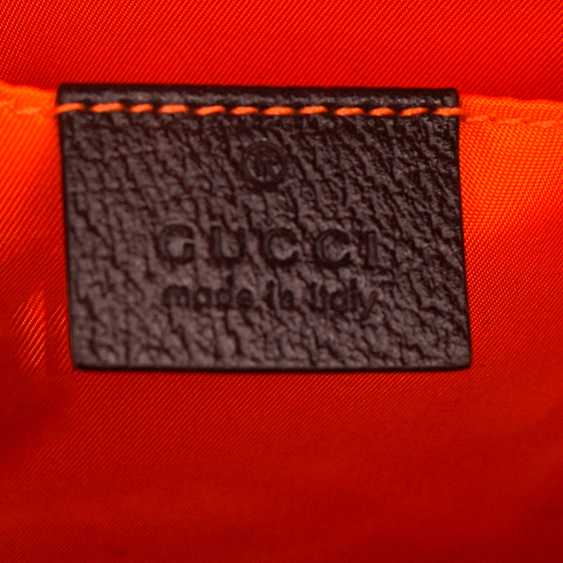 NEW $1,125 GUCCI Orange OFF THE GRID Nylon Monogram Shoulder/Crossbody 2-WAY BAG