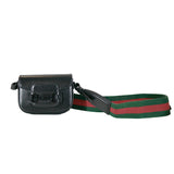 NEW $1,790 GUCCI Black Leather Nano Mini HORSEBIT 1955 BAG w 2 Removable STRAPS