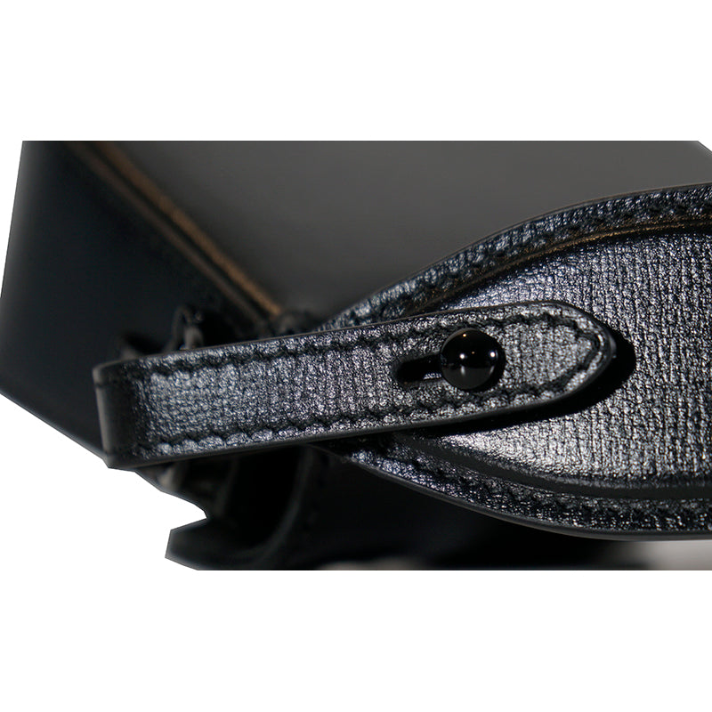 NEW $1,790 GUCCI Black Leather Nano Mini HORSEBIT 1955 BAG w 2 Removable STRAPS