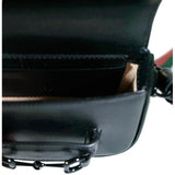 NEW $1,790 GUCCI Black Leather Nano Mini HORSEBIT 1955 BAG w 2 Removable STRAPS