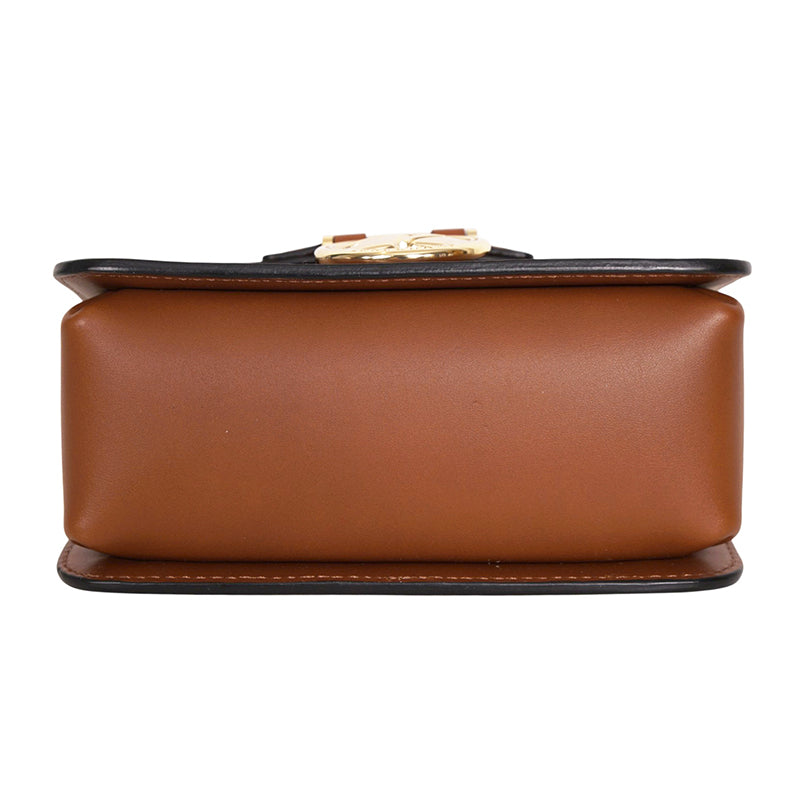 NEW $590 LONGCHAMP Cognac Leather Box-Trot XS HORSE LOGO Crossbody Strap BAG